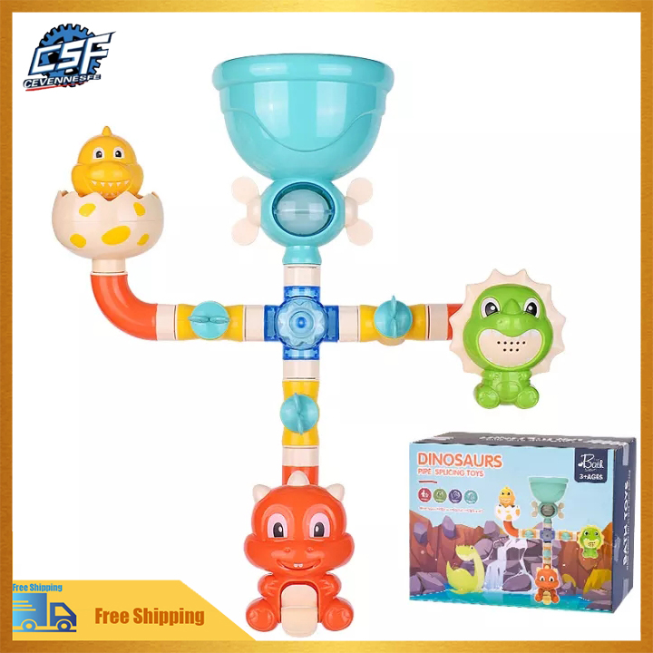 Baby Bath Toys Suction Cup Water Game Giraffe Crab Model Faucet Shower