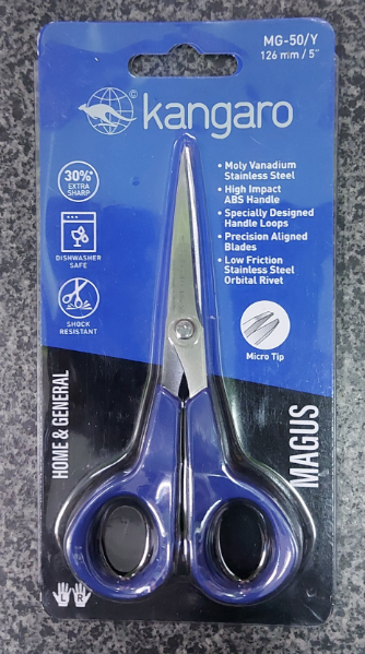 Kéo cắt giấy nhỏ 126mm Kangaro MG 50