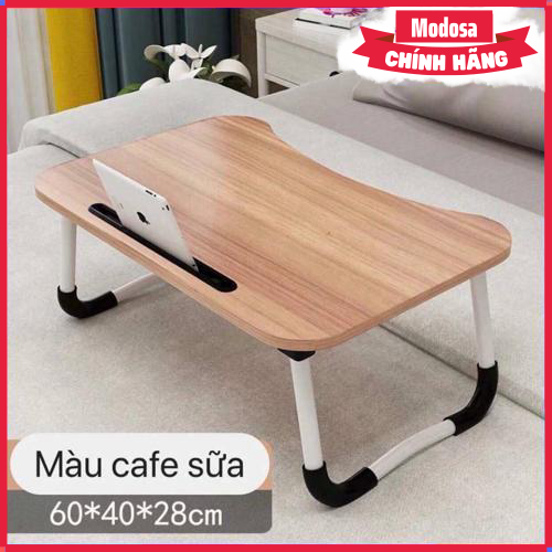 Bàn Học Gỗ Cho Bé Modosa, Gấp Gọn + Tặng Bàn Chải Đánh Răng Ngộ Nghĩnh (Màu Ngẫu Nhiên) - Hàng Chính Hãng
