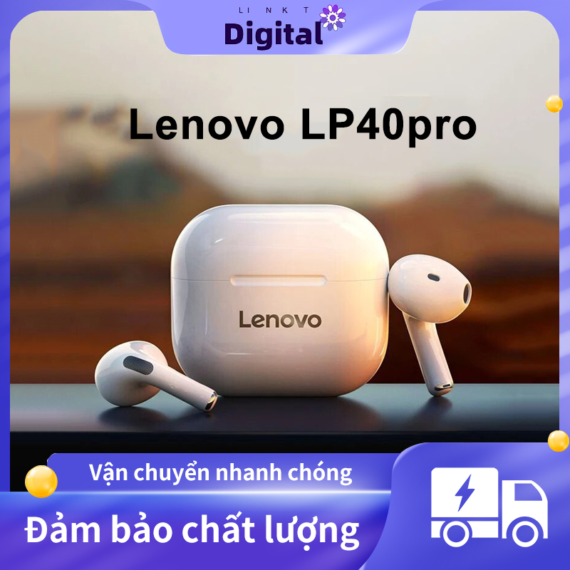 Tai nghe Bluetooth không dây chất lượng cao Lenovo LP40Pro/tai nghe mini thể thao âm thanh nổi HIFI 9.1 âm thanh lâu dài