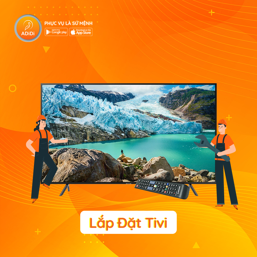 Công lắp đặt tivi 55 inch