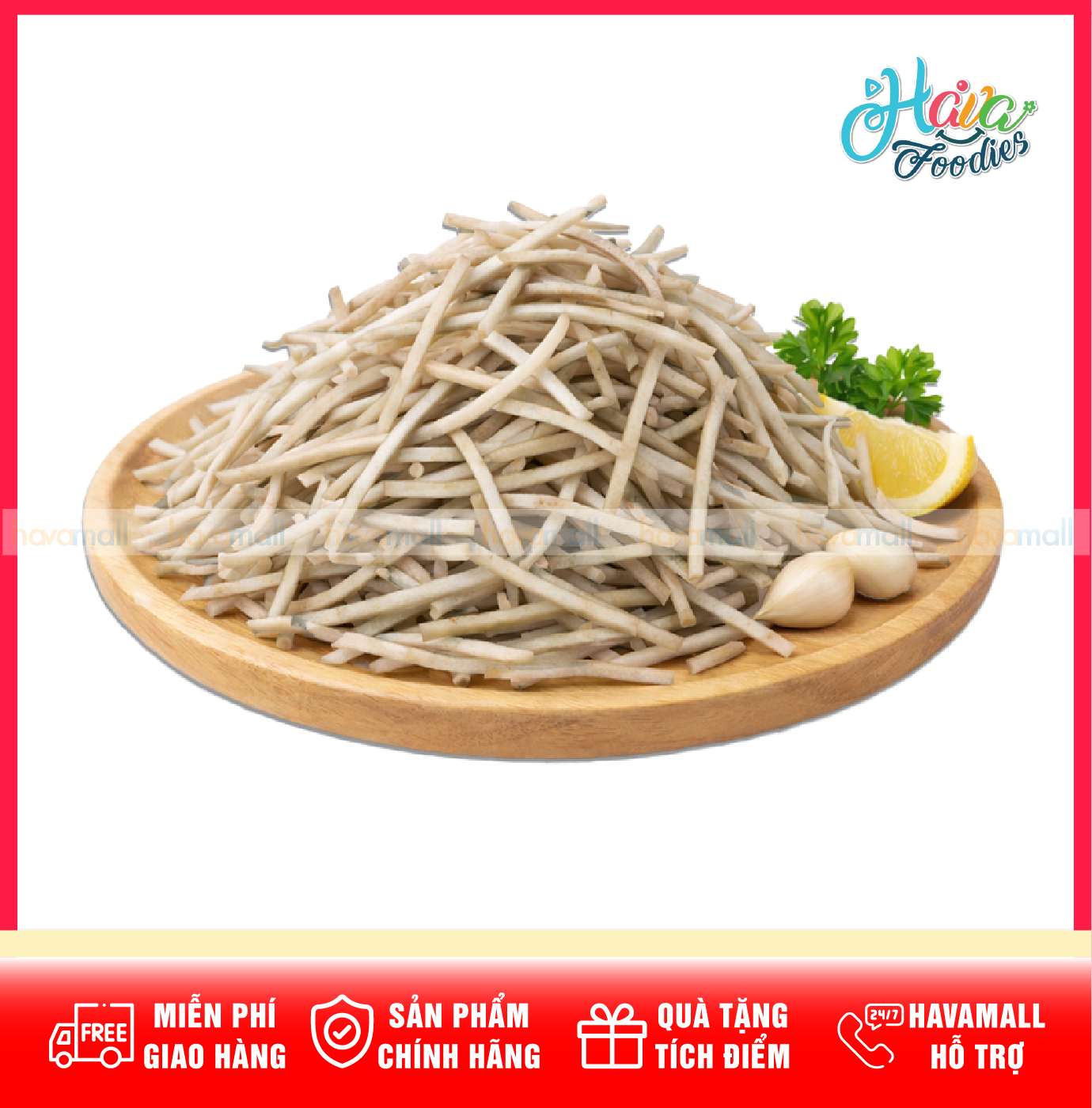 [HỎA TỐC] Ngưu Bàng Thái Sợi Cấp Đông 1kg – IQF Burdock Strips