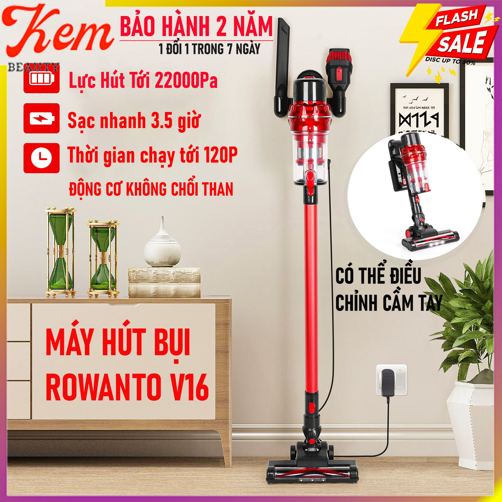Máy Hút Bụi Công Nghiệp gia đình ROWANTO V16, máy hút bụi cầm tay mini giá rẻ, máy hút bụi giường nệm, máy hút bụi thông minh, máy hút bụi không dây, robot hút bụi không dây, lau nhà, hút bụi bàn phím,xe hơi, ô tô