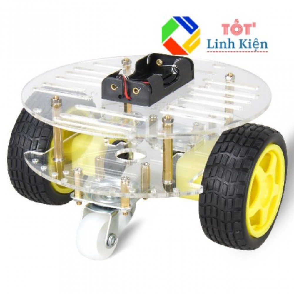 Khung xe robot đa hướng 4 bánh v2