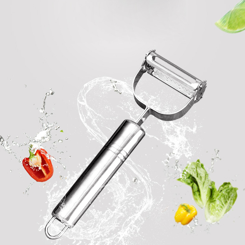 [HCM]Dụng Cụ Bào Sợi Rau Củ Quả Gọt Vỏ Cắt Sợi Đa Năng - Dao Gọt Vỏ Bào Sợi Rau Củ Quả Đa Năng Bằng Inox