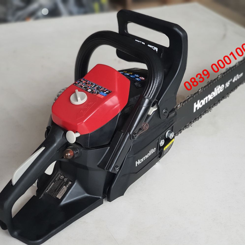 [FreeshipMAX] Máy cưa xích xăng HomeLite 37 cc (Lam 4 tấc)  (hàng 90% cũ)  HCS 3740
