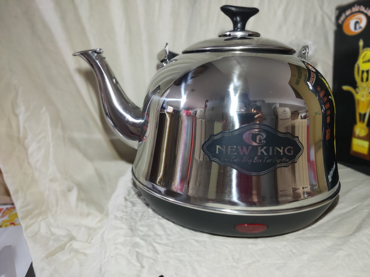 [HCM]ấm điện newking a79  inox 304 cao cấp 5.0lit