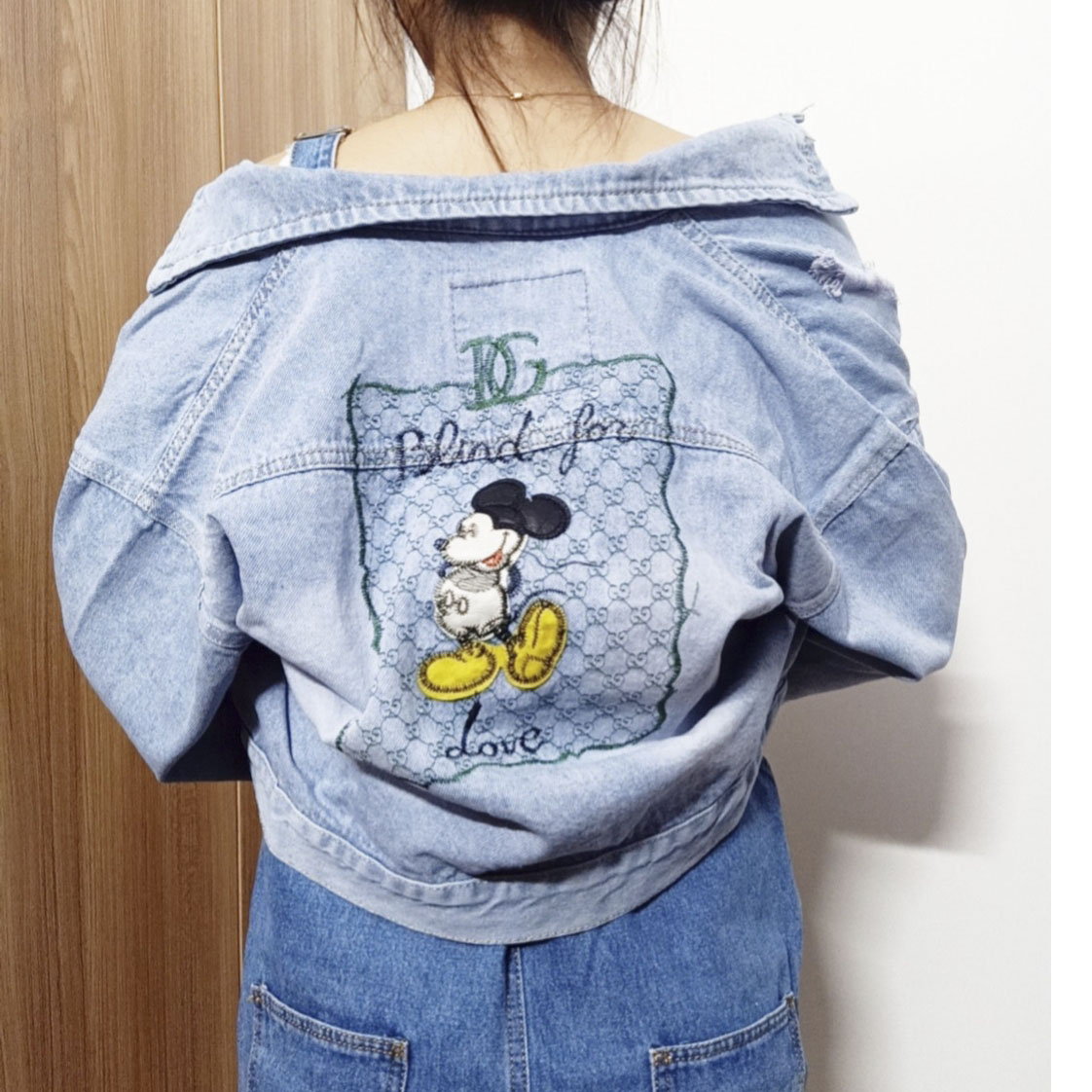 Áo khoác jean nữ cao cấp, form rộng, tay bo phong cách,mẫu siêu thời trang PINKY79SHOP J25