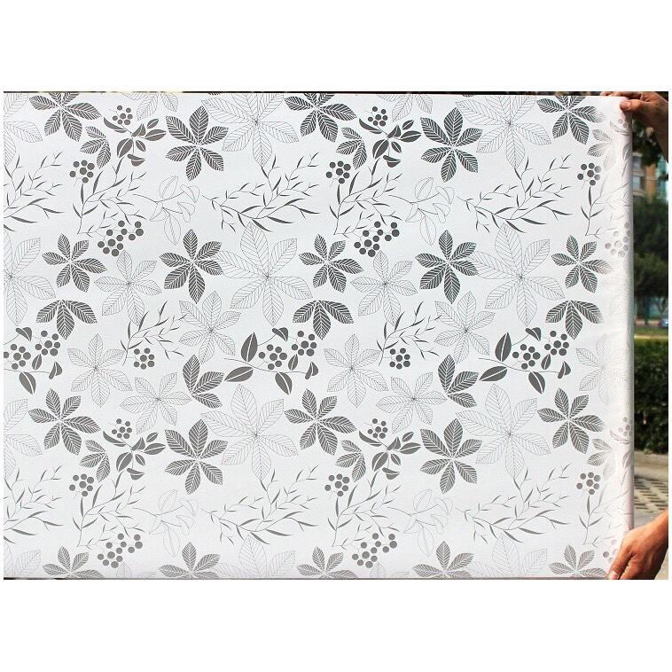 5 Mét Decal Dán Kính Mờ Khổ 60cm Có Sẵn Keo - lá nhọn PK303