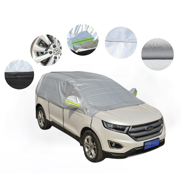 Bạt che nửa chống nắng, cách nhiệt 5D tráng bạc, size xe 5 chỗ và 7 chỗ, bảo hành 12 tháng