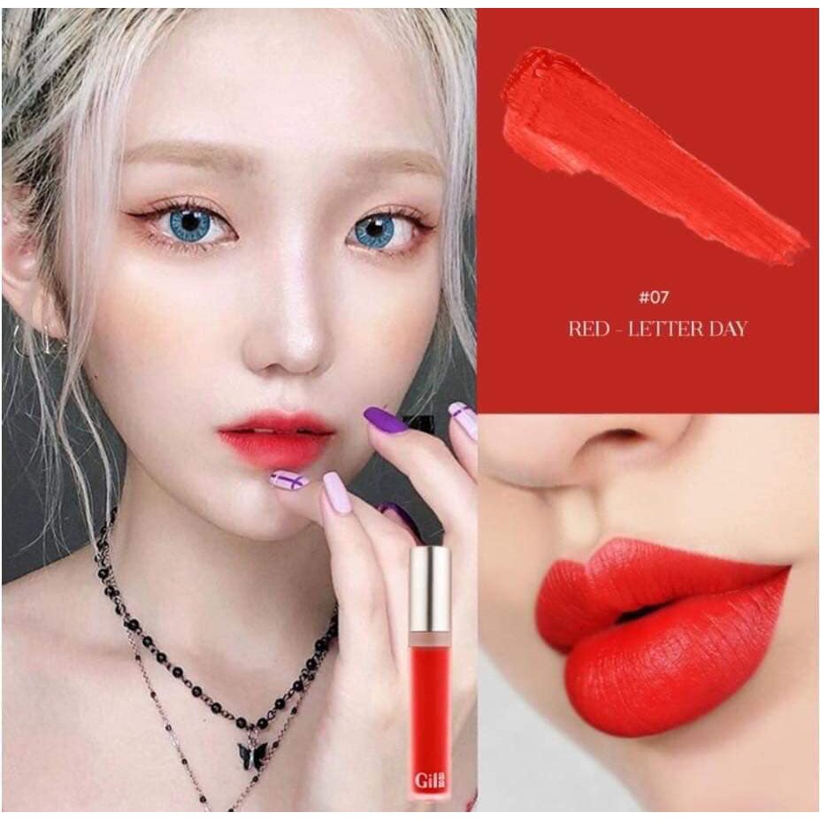 Son Gilaa long wear lip cream (bản full son kem lì)