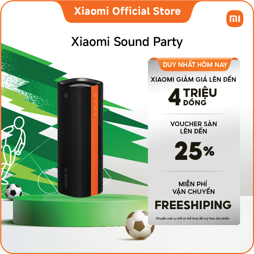 Xiaomi Sound Party | Chất lượng âm thanh mạnh mẽ tới 50W | Loa tweeter 15W và woofer 35W, chế độ Tăng âm trầm | Harman AudioEFX cho buổi tiệc thêm sôi động với hiệu ứng âm thanh mạnh mẽ