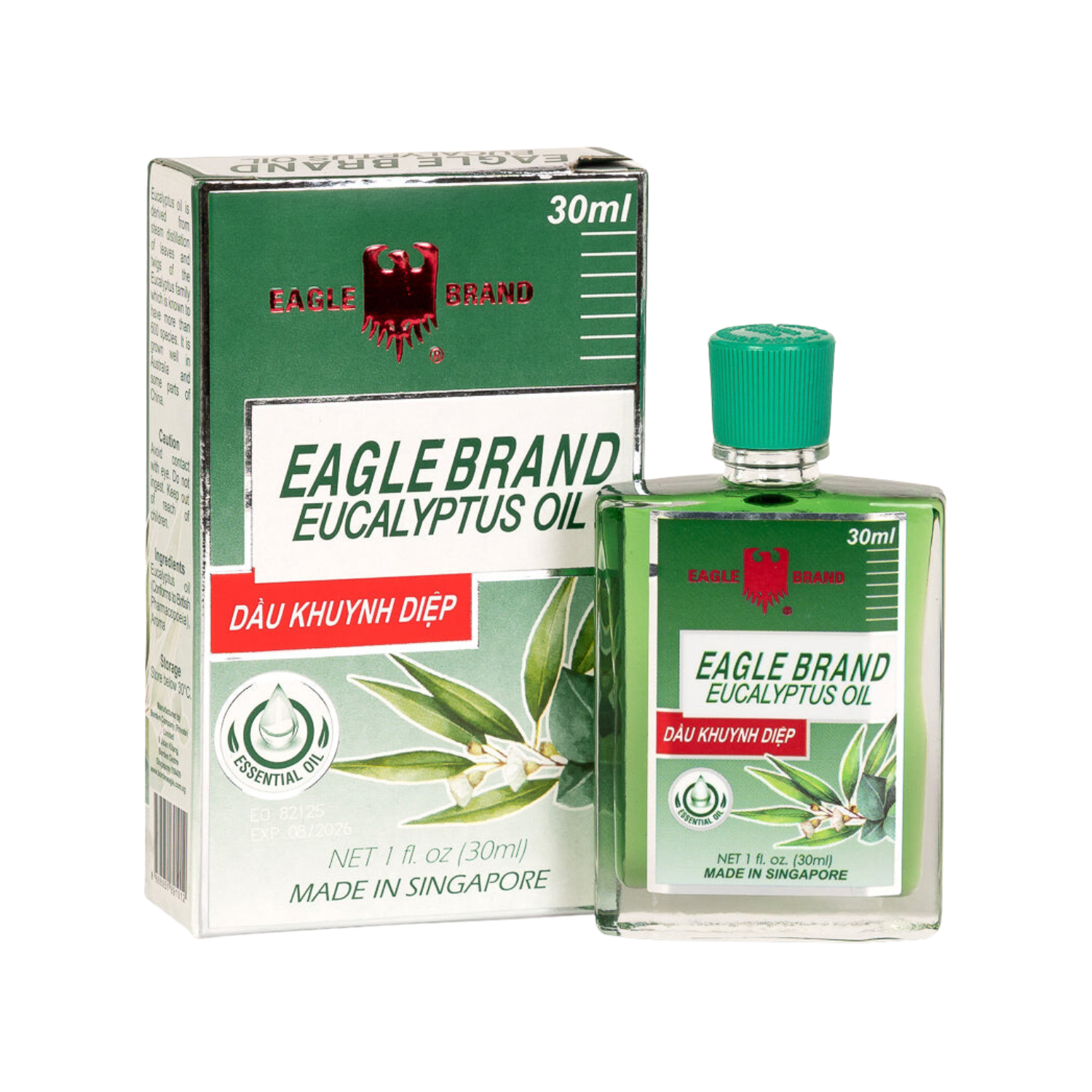 Dầu khuynh diệp hiệu con ó - Eagle Brand 30ml - Chính hãng Singapore