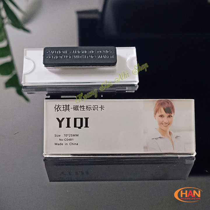 [FREE SHIP] Bảng tên nhân viên bằng mica - bảng tên nam châm - bảng tên cài áo thay tên