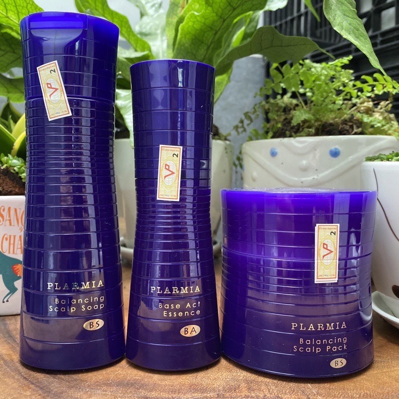 Combo bộ sản phẩm chăm sóc tóc và da đầu Milbon Plarmia