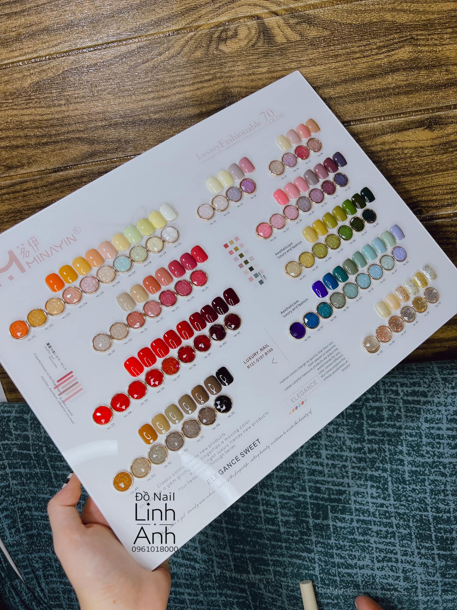 Set Sơn Minayin Nhật 70 Màu siêu mướt