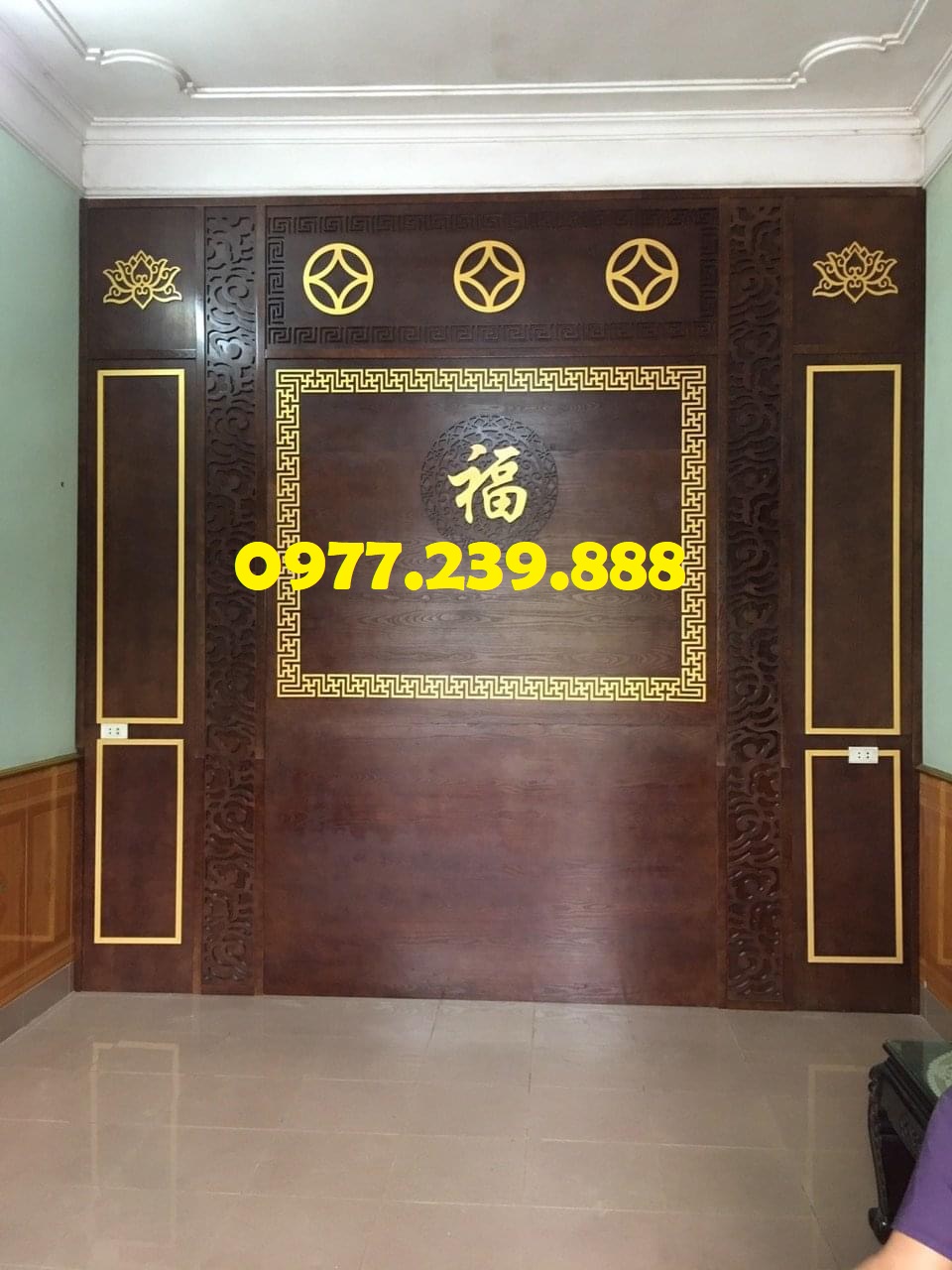 thi công vách cnc gỗ công nghiệp thin công theo yêu cầu