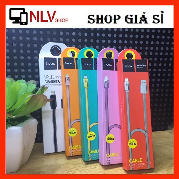 NLVSHOP - CÁP HOCO IPHONE UPL12 CÓ ĐÈN BÁO SẠC PIN DÀI 1M2