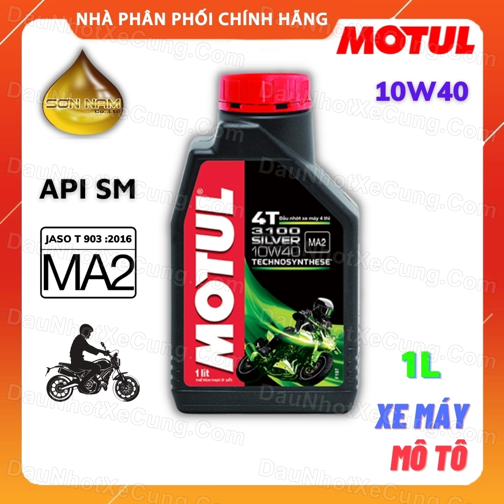 Dầu Nhớt Xe Số MOTUL 3100 SILVER 10W40 1lit
