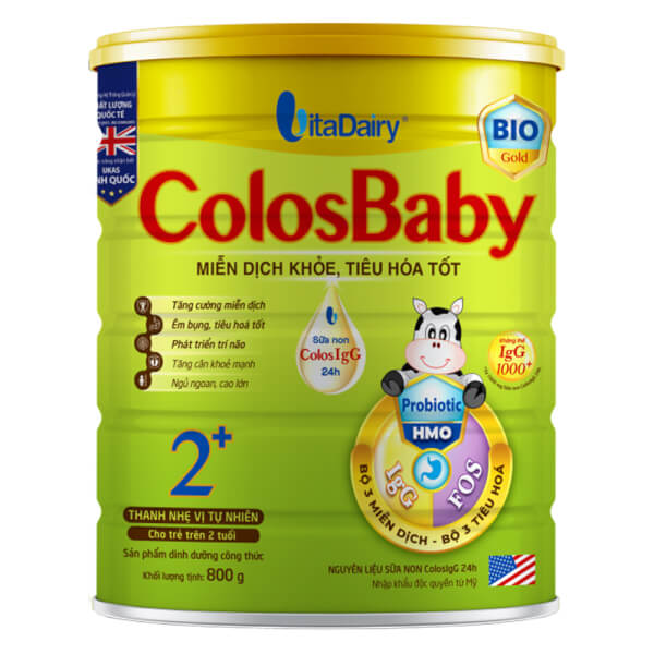 Sữa Colosbaby Bio Gold 2+ 800g