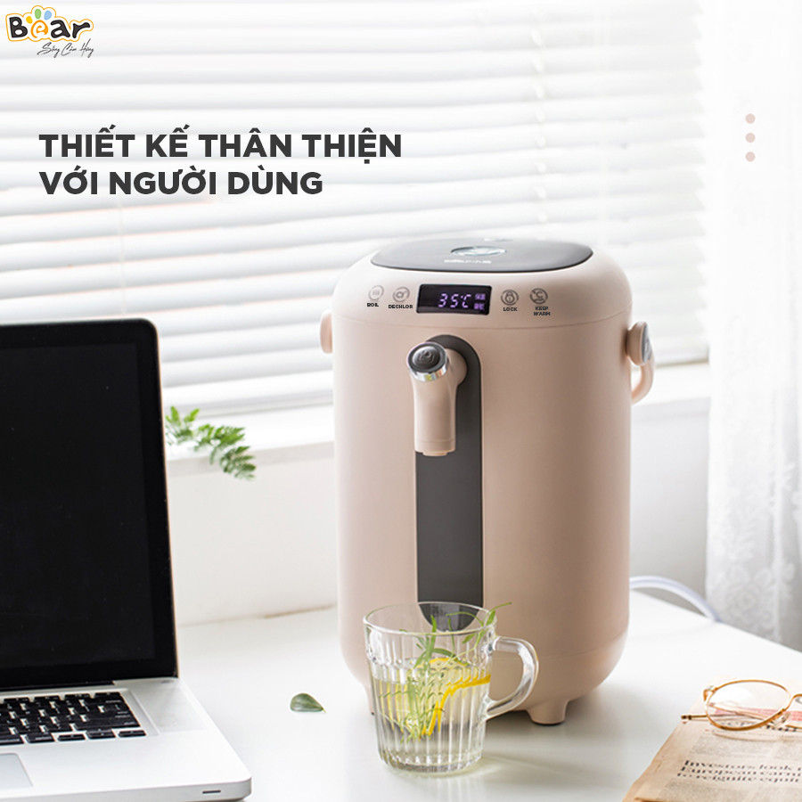 Bình đun nước giữ nhiệt, bình thủy điện thông minh Bear KEB30V1, bảo hành 18 tháng, lỗi 1 đổi 1