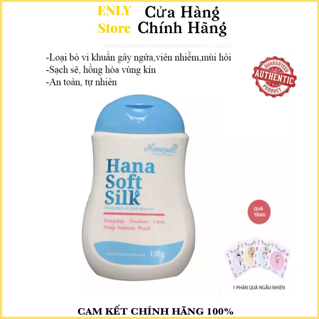 [Chính Hãng] Dung dịch vệ sinh phụ nữ HANAYUKI Làm Sạch Vùng Kín Hồng Trẻ Hoá Vùng Kín 150ml