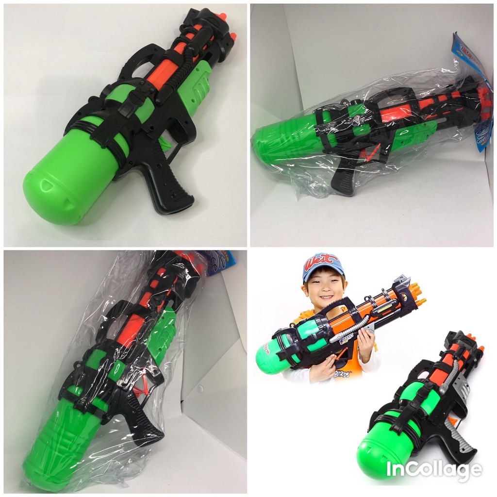 🌴 Súng bắn nước đồ chơi 800ml nước 6 nòng 1 tia - Đồ chơi súng nước áp lực, bắn xa , đồ chơi hồ bơi, đi biển