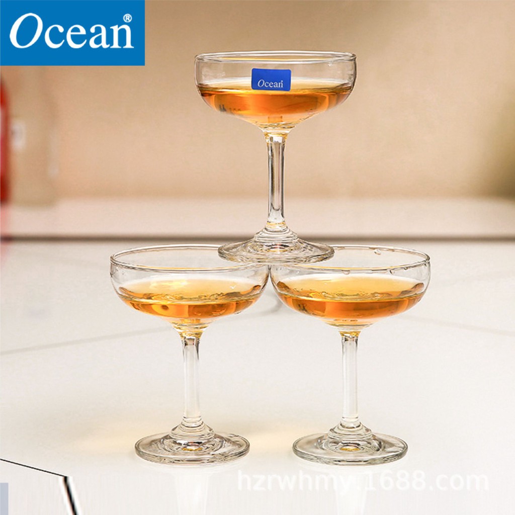 Bộ 6 Ly Thủy Tinh Classic Saucer Champagne Ocean – 1501S05 – 135ml