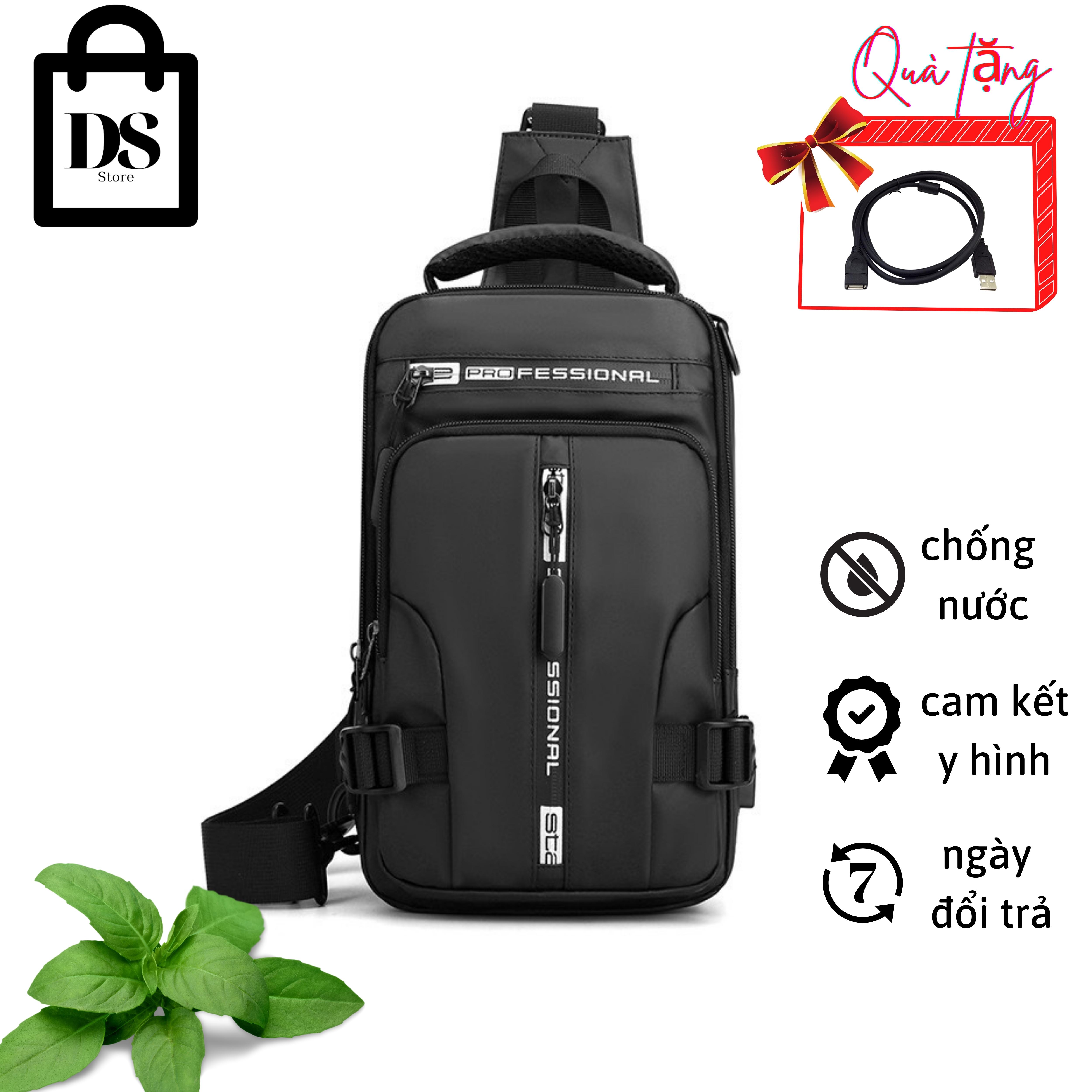 Túi đeo chéo đa năng cao cấp chống nước haoshuai 176 - balo đa năng chống nước cao cấp