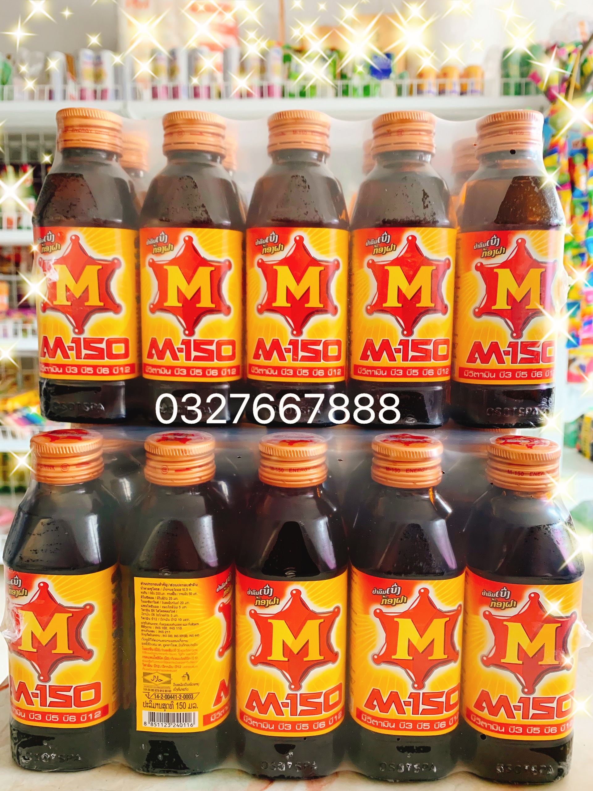 Nước tăng lực m150 thái lan lốc 10chai
