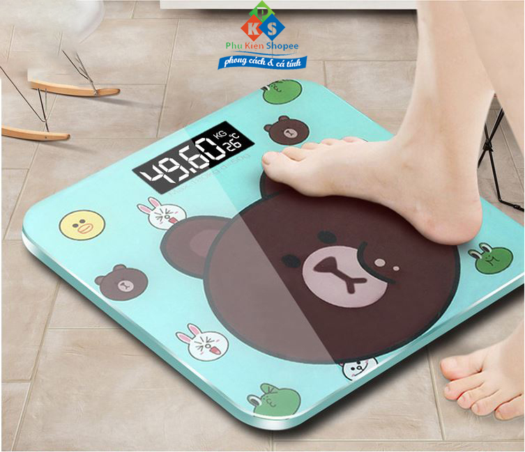 Cân điện tử sức khỏe có dây sạc, Cân điện tử mini, Độ chính xác