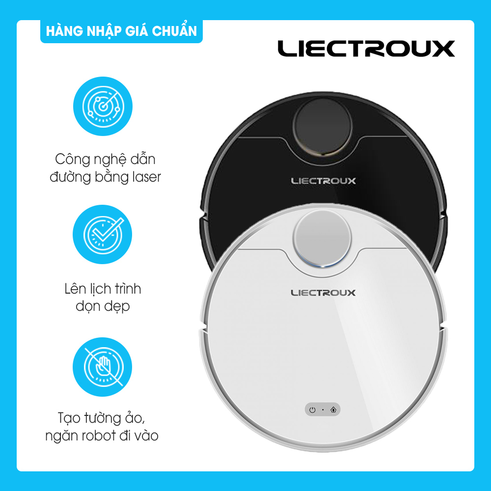 Robot hút bụi lau nhà thông minh liectroux zk901 - hàng chính hãng bảo hành 12 tháng