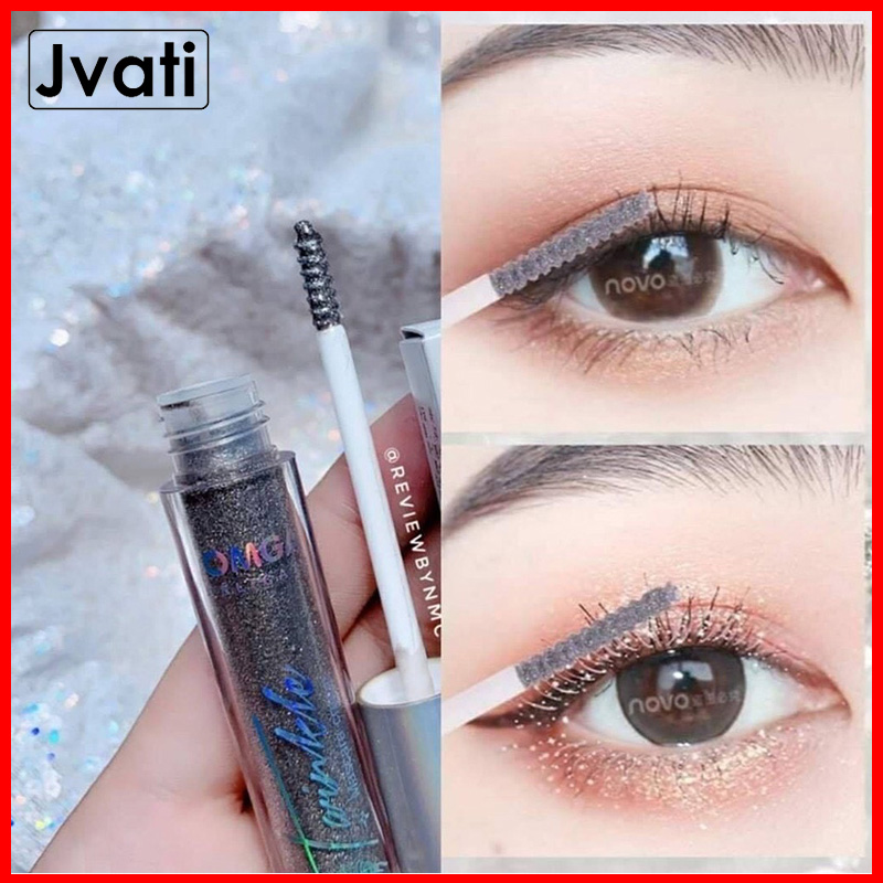 [YÊU THÍCH] Mascara chuốt mi ánh nhũ kim tuyến Omega lung linh, dài, dày, cong, đẹp, không lem hot trend 2021 – Jvati