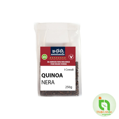Hạt Diêm mạch đen hữu cơ Sottolestelle 250g - Organic Quinoa Sottolestelle 250g