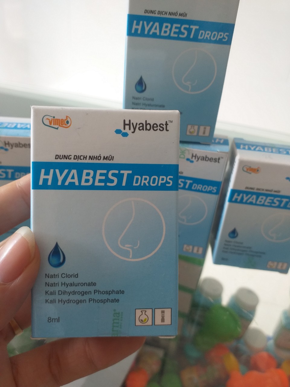 [HCM]Dung dịch nhỏ mũi HYABEST DROPS hết ngay nghẹt  khô  sổ mũi cho bé ( dùng được cho trẻ sơ sinh )