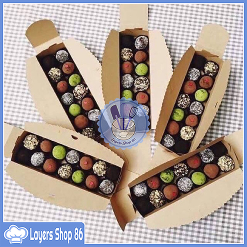 Set 5 hộp giấy đựng bánh trung thu, socola/ Hộp đựng bánh quy/ Hộp bánh dứa/hộp đựng socola