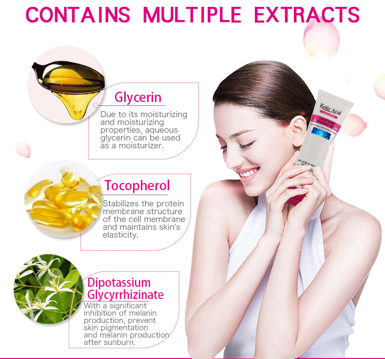 Kem làm trắng da Kem Thâm Nách kem làm trắng vùng kín bikini 50g Nuôi dưỡng và tái tạo da trắng sáng Whitening Cream For Sensitive Areas