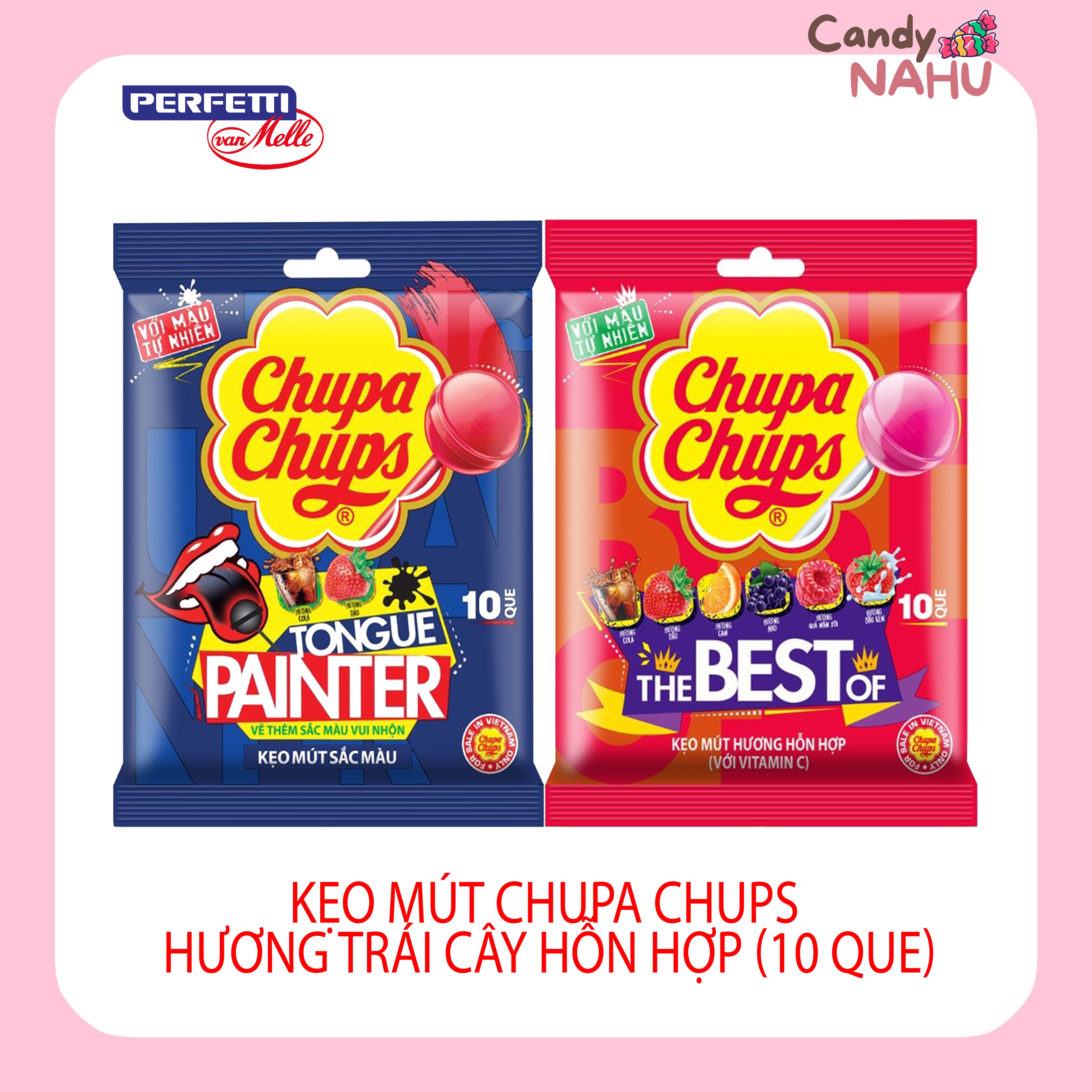Kẹo mút Chupa Chups Hương Trái Cây Hỗn Hợp