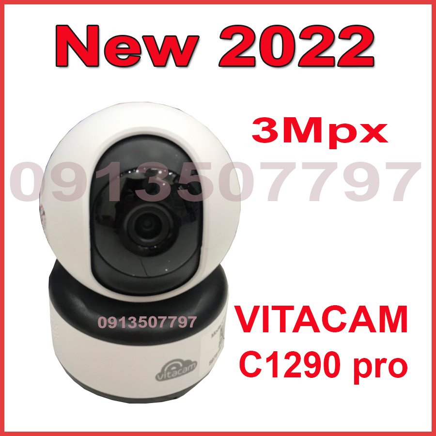 Camera vitacam trong nhà c1290 pro -c1280 pro 3mpx, 1080p c1080pro