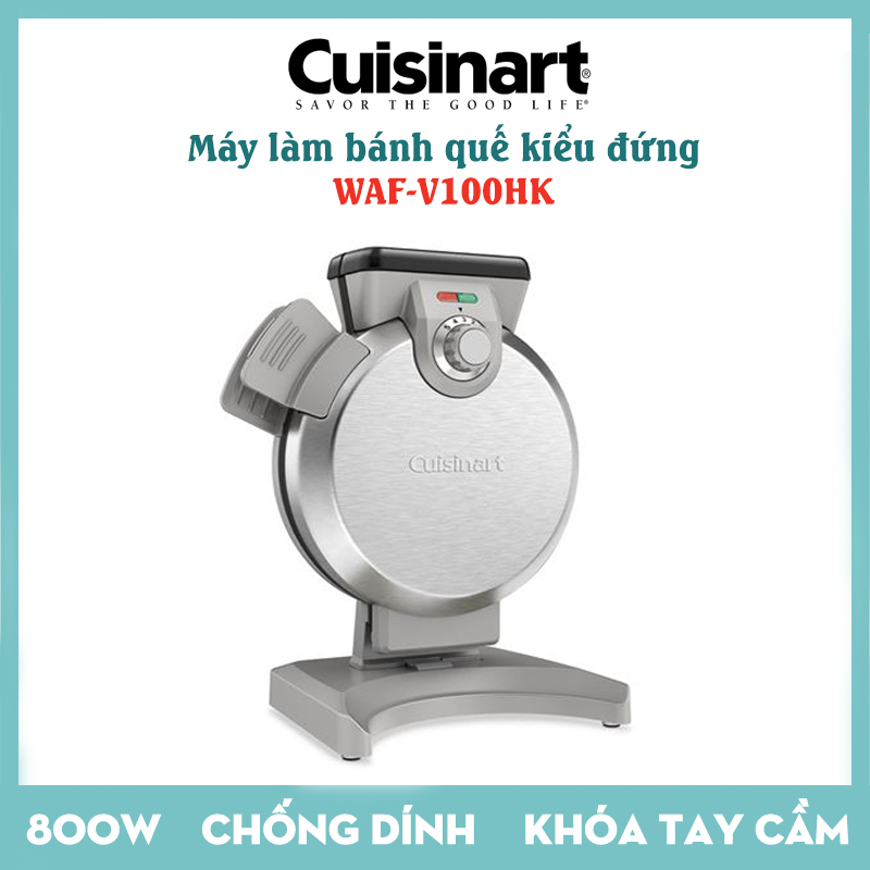 Cuisinart WAF-V100 Vertical Waffle Maker, 5 function, 800W, non-stick