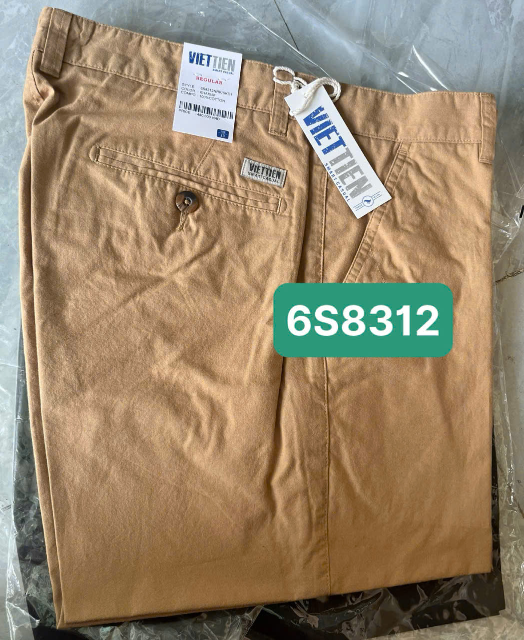  Quần short kaki việt tiến giá 480k sale  230k 