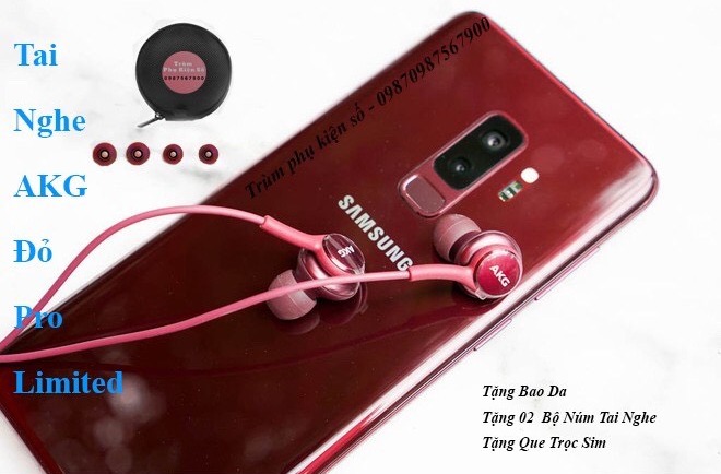 Tai Nghe Quốc Dân AKG Đỏ Bản Limited & Màu ĐEN (Dành cho mọi dòng máy)