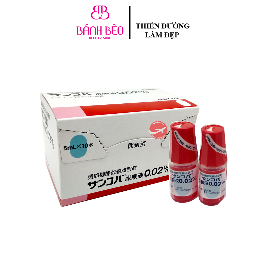 Nhỏ mắt Sancoba Nhật bản, chống cận thị mỏi mắt hiệu quả