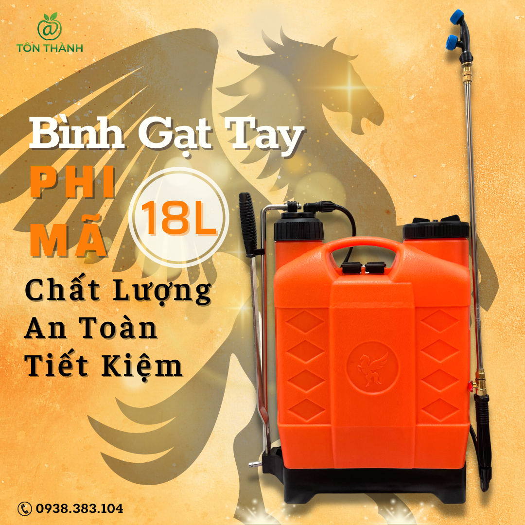 Bình xịt gạt tay phi mã 18l phun t.h.u.ố.c tưới cây