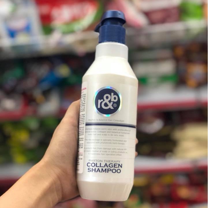 Dầu gội ngăn rụng tóc r&b collagen 450ml