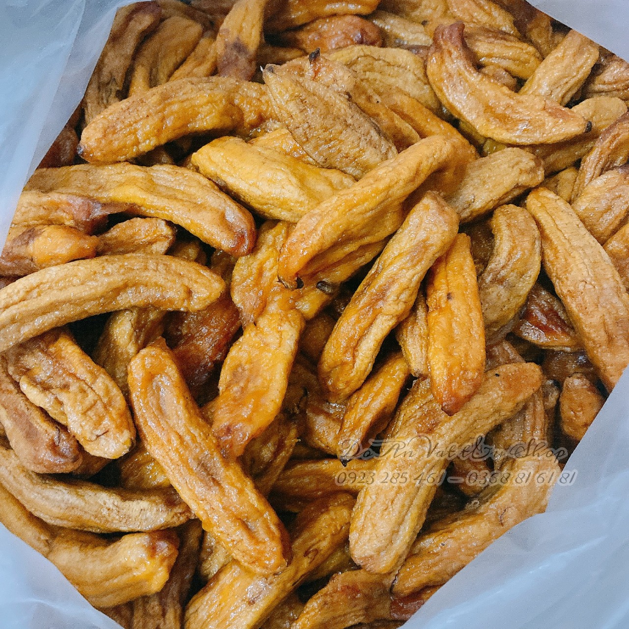 250gr - chuối cau sấy dẻo mật nguyên trái