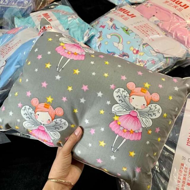 GỐI MUJI TRẺ EM HÀNG XUẤT DƯ