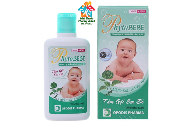 [HCM]Sữa tắm gội rôm sẩy cho bé Phyto BEBE 100ml