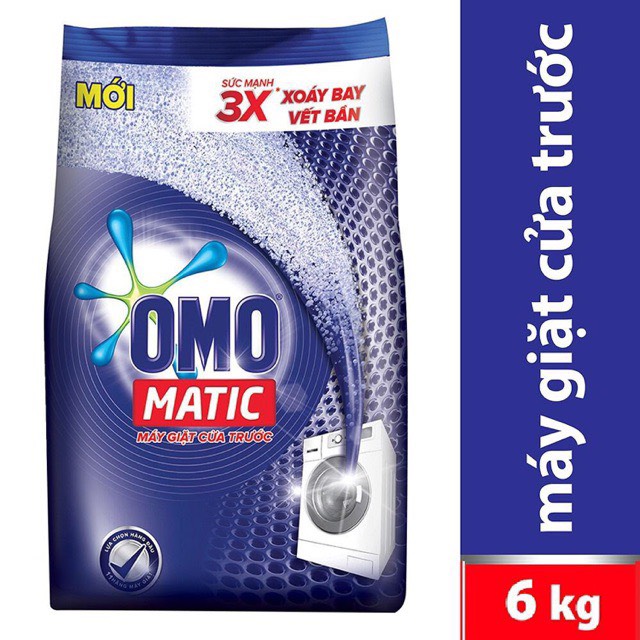 [HCM]Bột Giặt Matic OMO 5.7Kg Cửa Trước (Xanh)