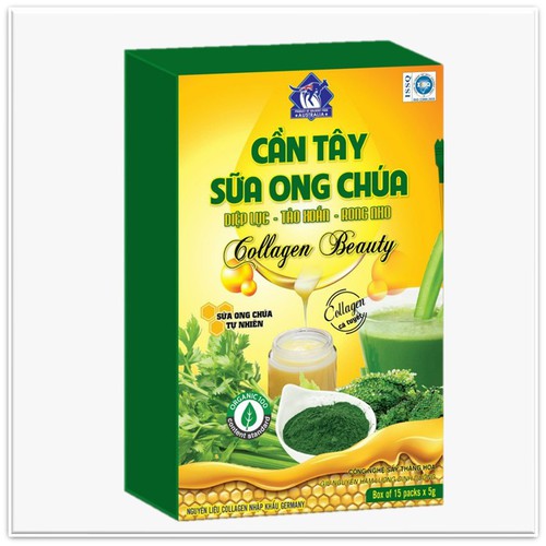 Cần Tây Sữa Ong Chúa, Diệp Lục , Tảo Xoắn, Rong Nho Giúp Giảm Cân, Hết Mụn,Đẹp Dáng, Giảm Mụn Trứng Cá, Thanh Lọc Cơ Thể